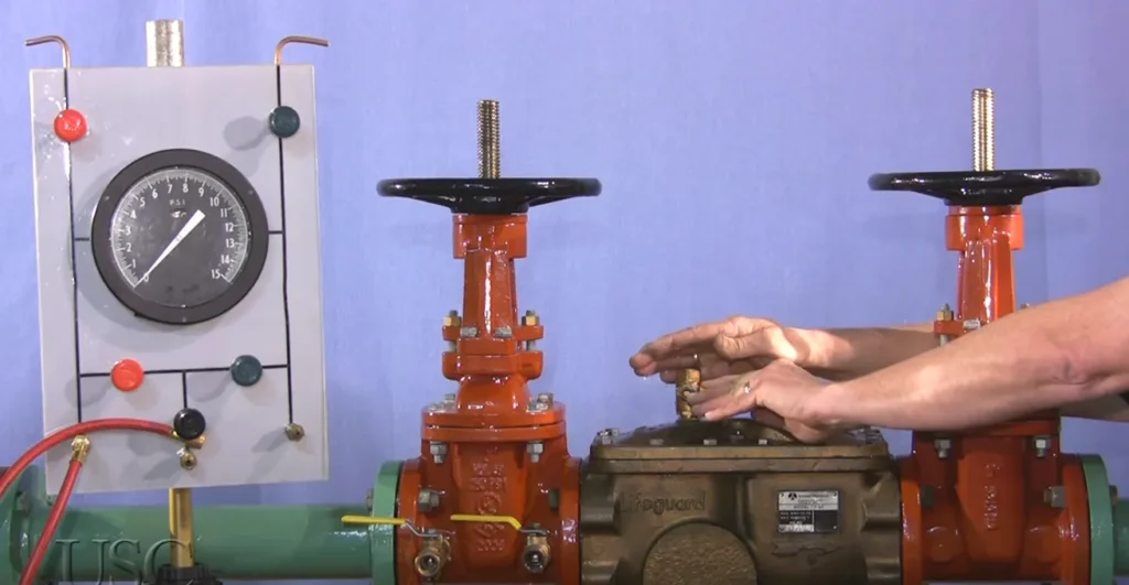 Backflow Prevention test